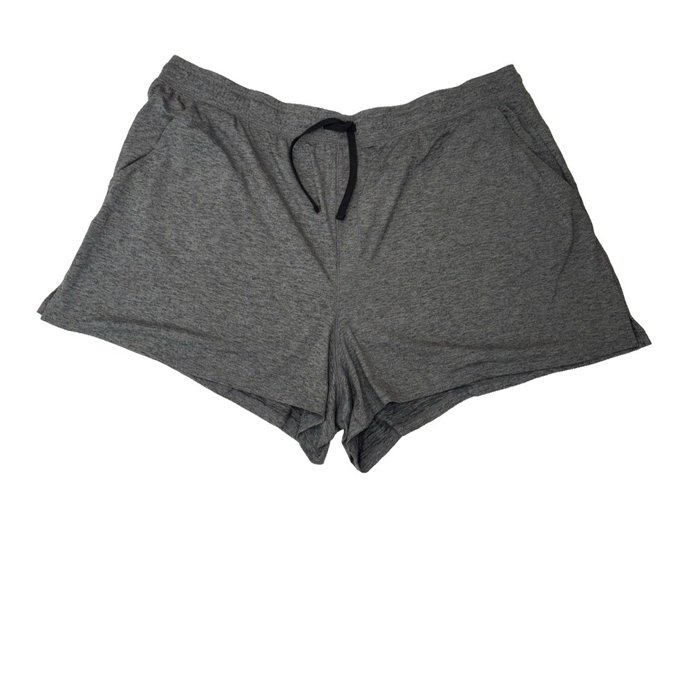Joe Fresh Grey Drawstring‎ Shorts Plus Size Knit Activewear 3XL